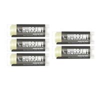 Hurraw! Moon Night Treatment (Blue Chamomile, Vanilla) Lip Balm, 5 Pack: Organic, Certified Vegan, Cruelty and Gluten Free. Non-GMO, 100% Natural Ingredients. Bee, Shea, Soy and Palm Free. Made in USA