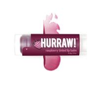Hurraw! Raspberry Tinted Lip Balm: (Sheer Berry Tint) Organic, Certified Vegan, Cruelty and Gluten Free. Non-GMO, 100% Natural Ingredients. Bee, Shea, Soy and Palm Free. Made in USA