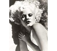 Hurrell Portrait Movie Actress Jean Harlow Promo Photo Large XL Wall Art Canvas Print