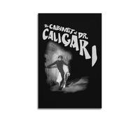 HURRGARS Das Cabinet Des Dr. Caligari Poster Wall Art Cover Room Vintage Aesthetic Poster Decorative Painting for Living Room Bed Room Elegant Poster 12x18inch(30x45cm) Unframe-style