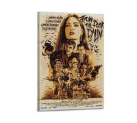 HURRGARS From Dusk Till Dawn Poster Wall Art Cover Room Vintage Aesthetic Poster Decorative Painting for Living Room Bed Room Elegant Poster 24x36inch(60x90cm) Frame-style