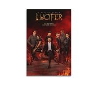 HURRGARS Lucifer Poster Wall Art Cover Room Vintage Aesthetic Poster Decorative Painting for Living Room Bed Room Elegant Poster 16x24inch(40x60cm) Unframe-style