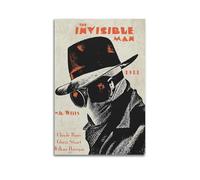 HURRGARS The Invisible Man Poster Wall Art Cover Room Vintage Aesthetic Poster Decorative Painting for Living Room Bed Room Elegant Poster 12x18inch(30x45cm) Unframe-style