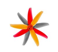 Hurricane 3020 3 Propeller 1.5mm 3 Hole Compatible Compatible With RC Racing Freestyle 3inch Toothpick And Cinewhoop Ducted 6 Or 12 Pairs(6Pairs Grey)
