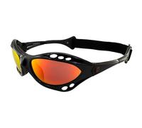 Hurricane Category 4 Polarized Floating Goggles Black Padded Frames with Anti-Fog & Red ReflecTech Mirror Lenses