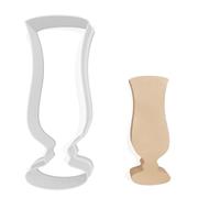 Hurricane Cocktail Glass Cookie Cutter - 3 Sizes