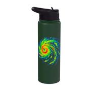 Hurricane Cyclone Storm Weather Meteorology Tornado Chaser Stainless Steel Insulated Water Bottle
