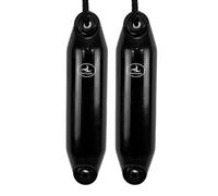 Hurricane Fenders Original Series Boat Fender PM01 40cm x 10cm (16" x 4") - Black - Pack Of Two