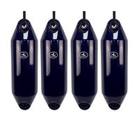 Hurricane Fenders Original Series Boat Fender PM02 48cm x 14cm (19" x 5") - Navy Blue - Pack Of Four