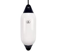 Hurricane Fenders Original Series Boat Fender PM03 53cm x 18cm (21" x 7") - White With Blue Ends