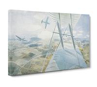 Hurricane In Flight By Eric Ravilious Canvas Print | Gallery Wrapped 30mm Frame Wall Art | 30x20 inches | Ready to Hang | Classic Picture | Living Room Bedroom Lounge Office