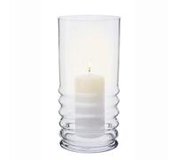 Hurricane Lamp: 29Cm Dartington Crystal Wibble Hurricane Lamp, Glass