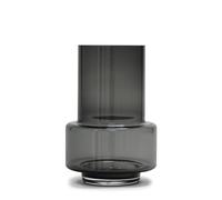 Hurricane No. 26 Vase/Candlestick Smoked Gray