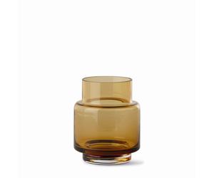 Hurricane No. 53 Vase/Candlestick Amber
