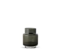 Hurricane No. 53 Vase/Candlestick Smoked Grey