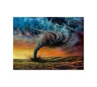 Hurricane on the Prairie，Jigsaw Puzzle for Adults 1000 Piece Travel Gift Souvenir（38x26cm）-M8