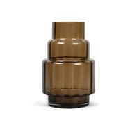 Hurricane Reflections Bo. 69 Vase/Candlestick Sepia Brown