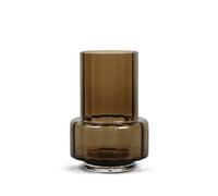 Hurricane Reflections No. 26 Vase/Candlestick Sepia Brown