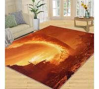 Hurricane Rugs for Girls Room, Tornado Rugs for Bedroom, Natural Disasters Rug & Home Decor, Washable Area Rug for Bedside Dining Room Kitchen Floor Mat - 50x80 cm
