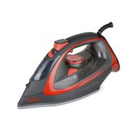 Hurricane Steam Iron with Ceramic Soleplate Black And Red - 3200W