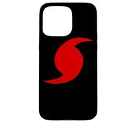 Hurricane Symbol Red Icon Storm Warning Case for iPhone 15 Pro Max