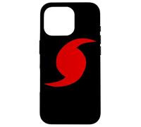 Hurricane Symbol Red Icon Storm Warning Case for iPhone 16 Pro