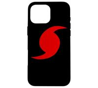Hurricane Symbol Red Icon Storm Warning Case for iPhone 16 Pro Max