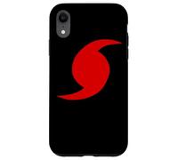 Hurricane Symbol Red Icon Storm Warning Case for iPhone XR