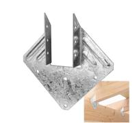 Hurricane Ties for Rafters Roof Truss Timber Connection Fits 2x4, 2x6 Truss to Rafter Connectors for Roofing Trusses Wood Timber Brackets, 18-Gauge Galvanized Joist Hanger Hurricane Strap Clips (32)