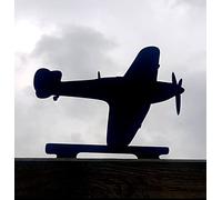 HURRICANE WW2 Plane Fence Post Topper Top Toppers Garden Ornament Decor Metal Art