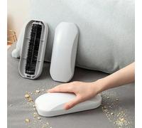 HURRISE Handheld Roller Sweepers,Rolling Crumb Sweeper Crumb Brush, Reusable Handheld Crumb Sweeper Home Soft Hair Debris Collector for Table Bed Sheet Clothes Sofa