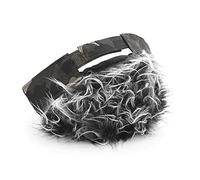 HURRISE Hat With Hair, Cosplay Fake Hair Hat, With For Men Cap For Men Novelty, Adjustable Wig Visor