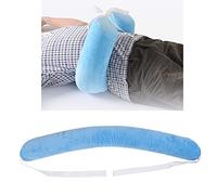 HURRISE Lumbar Support Pillow, Lumbar Roll Scoliosis Pad, Sleep Lumbar Pillow, Soft Sponge Turning Over Pillow Roll Lumbar Waist Pillow For Elderly