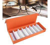 HURRISE Sunglasses Organizer Collector,Eyeglasses Storage Box,8 Grids Oxford fabric Portable Glasses Display Case Travel Sunglasses Storage Case Organizer (48 * 22 * 6cm)