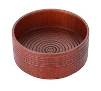 HURRISE Wooden Shaving Soap Bowl, Unbreakable Shaving Cup Soap Bowl Shaving Dishwarebowl Shave Soap Cup,Smooth for Epilators Shaving Mug Bowl