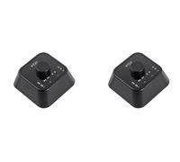 Hurromy 2 x Page Turner Pedals for Tablets, Smartphone, Electronic Music Scores, Electronic Books, Black