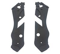 Hurromy 2x for W204 C300 C350 C300 Right Upper Headlight Protective Cover 2048261424 & Left 2048261324