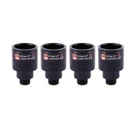 Hurromy 4X HD CCTV Lens 3.0MP M12 2.8-12mm Varifocal CCTV IR HD Lens, F1.4, Manual Focus Zoom