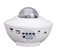Hurromy Bluetooth Projector Night Light Music Player Starry Sky Night Light LED Projector Light Night Light Christmas Gift White