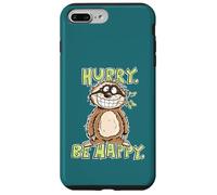 Hurry Be Happy Sloth Design for Mindfulness Slow Living Case for iPhone 7 Plus/8 Plus