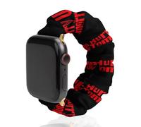 Hurry Up Tomorrow Fashion Scrunchie Watch Strap Compatible with IWatch Series 1 2 3 4 5 6 Elastic Replacement Band