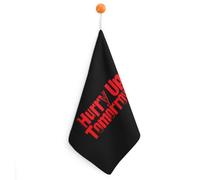 Hurry Up Tomorrow Hand Towels Absorbent Microfiber Cleaning Cloths with Hanging Loop