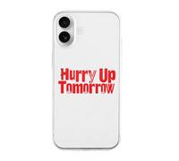Hurry Up Tomorrow Print Phone Case TPU Anti-fingerprint Protective Cover Compatible with iPhone 16 Series