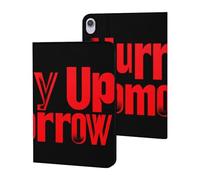 Hurry Up Tomorrow Printed Tablet Cases Compatible with iPad Series Slim Trifold Stand Protective Cover