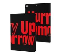 Hurry Up Tomorrow Printed Tablet Cases Compatible with iPad Series Slim Trifold Stand Protective Cover