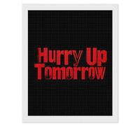 Hurry Up Tomorrow Shining Diamond Art Painting Kits for Adults Personalized Square Full Drill Paintings DIY Crafts Kit Home Decor 16"x20"