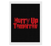 Hurry Up Tomorrow Shining Diamond Art Painting Kits for Adults Personalized Square Full Drill Paintings DIY Crafts Kit Home Decor 12"x16"