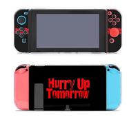 Hurry Up Tomorrow Slim Protective Cover for Switch Hard PC Handle Protector with Foldable Stand