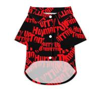 Hurry Up Tomorrow Summer Hawaiian Dog Shirt Breathable Pet T-Shirts for Small Medium Large Dogs Cats