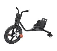 Hurrylying Drift Dreirad Pedal Drift Trike Kart für Kinder Height Adjustable Rider for Kids 6+, Light Up Rear Wheels, Outdoor Garden Race Fun, Sturdy Iron Frame, 80 Kg Max Load